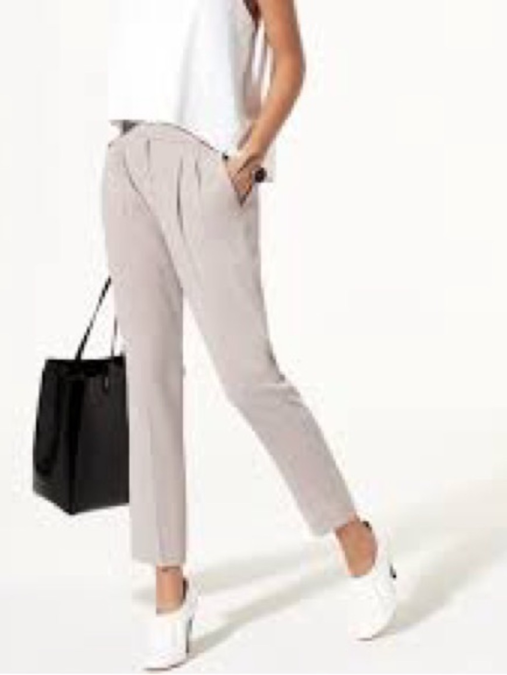 Babaton Cohen Tailored Slim Tapered Grazer Ankle Pants Sz 4 NWT